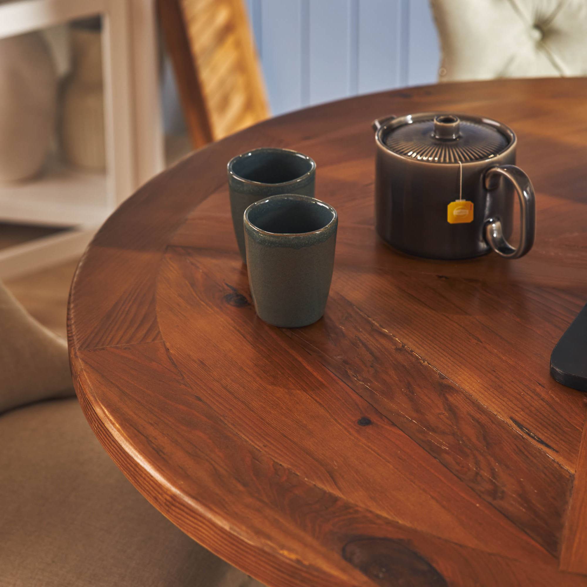 Matgrupp Bloomington Lyon Runt Matbord 120 cm med 4 Bergviken Matstol