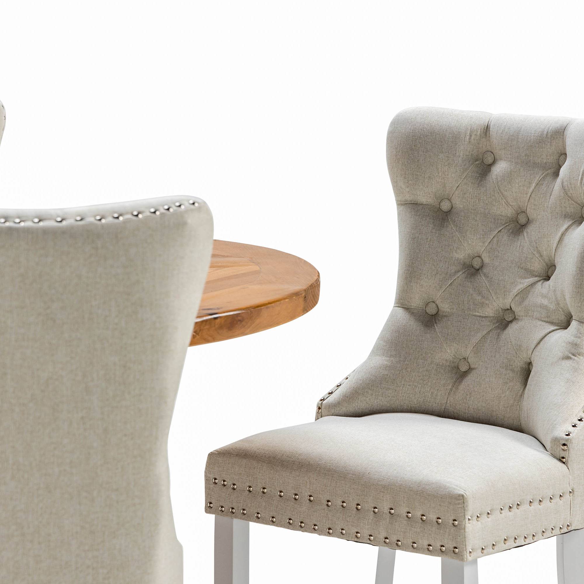 Matgrupp Bloomington Lyon Runt Matbord 120 cm med 4 Bergviken Matstol