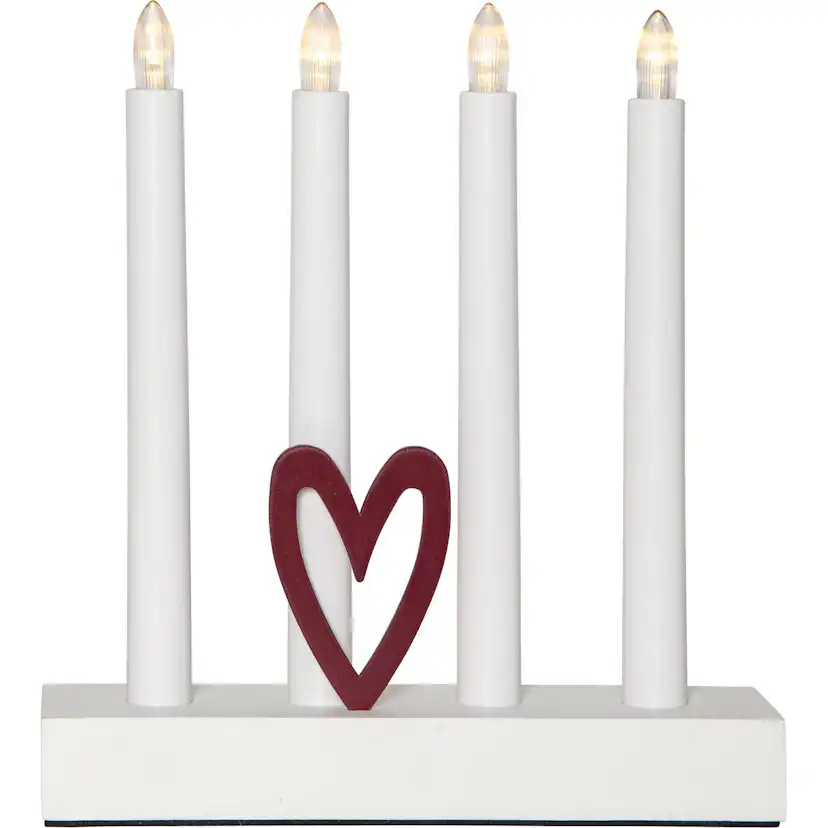 Adventsljusstake Star Trading Hilma 4 Ljus Batteridriven