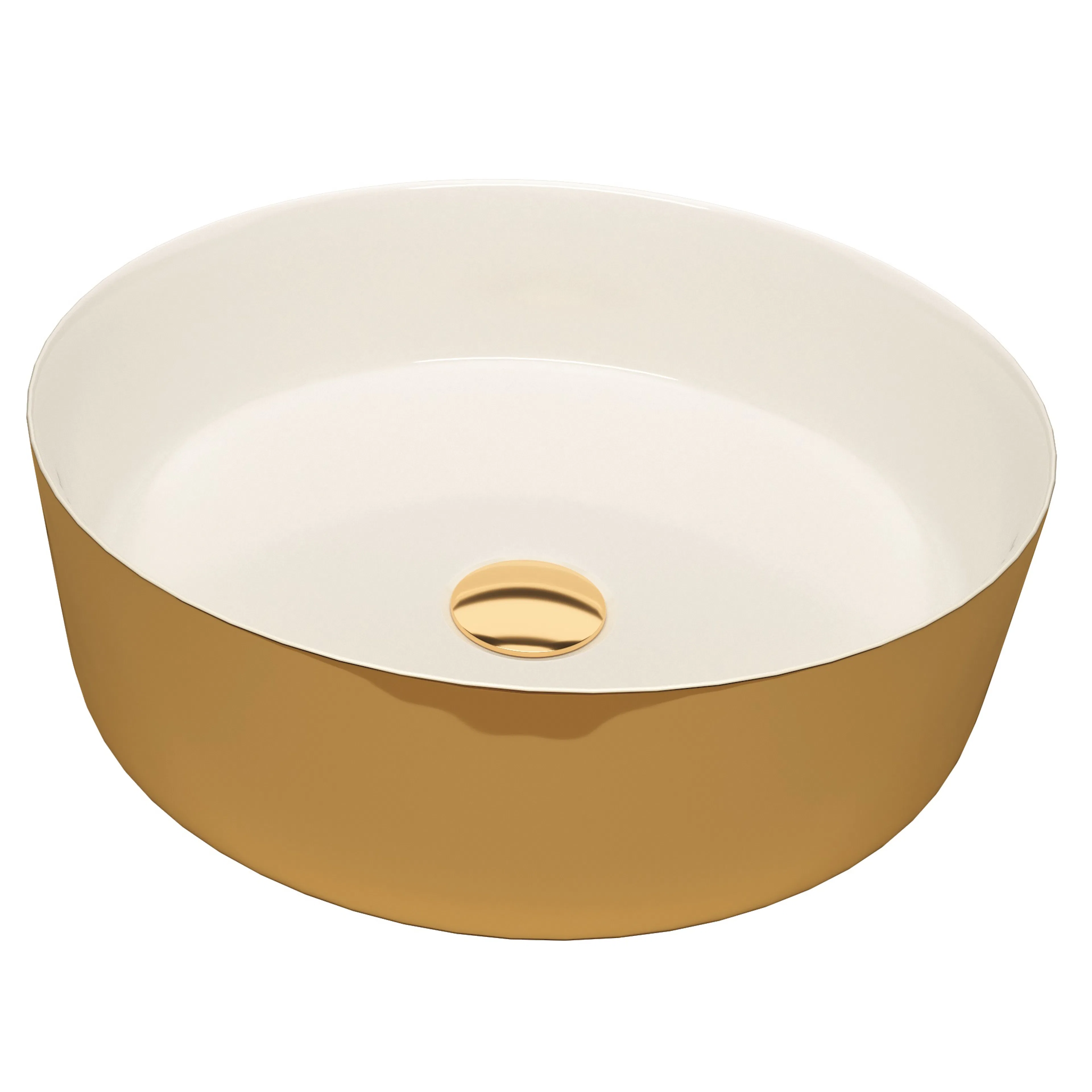 Guld/Vit