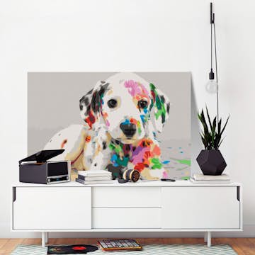 Gör-det-själv Målningar Arkiio Colourful Puppy