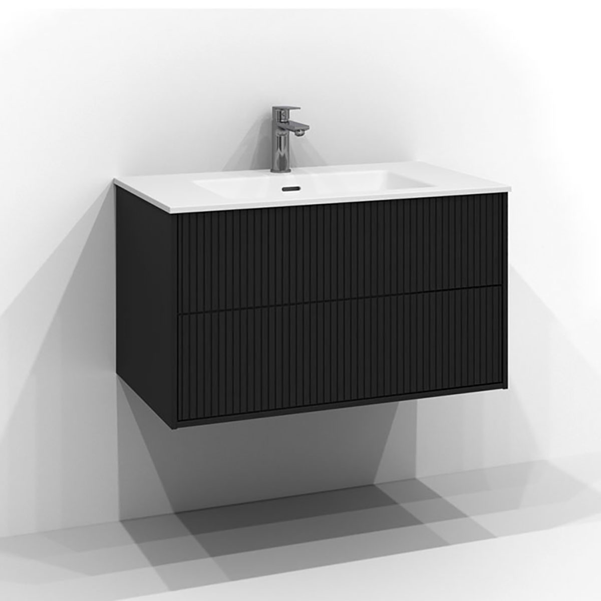 Tvättställsskåp Svedbergs Epos 80x45 med 2 Lådor