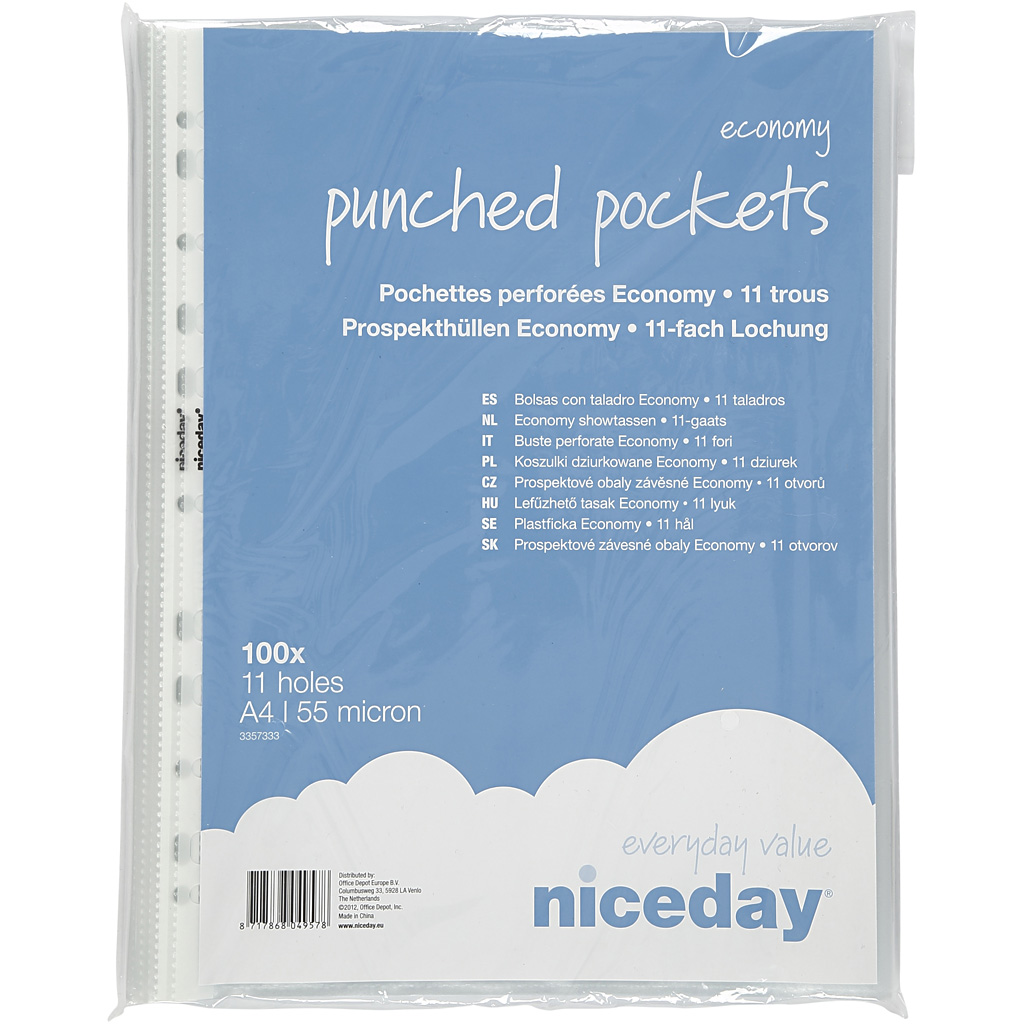 Plastfickor Creativ Company A4 210x297 mm 100 St/1 Förp