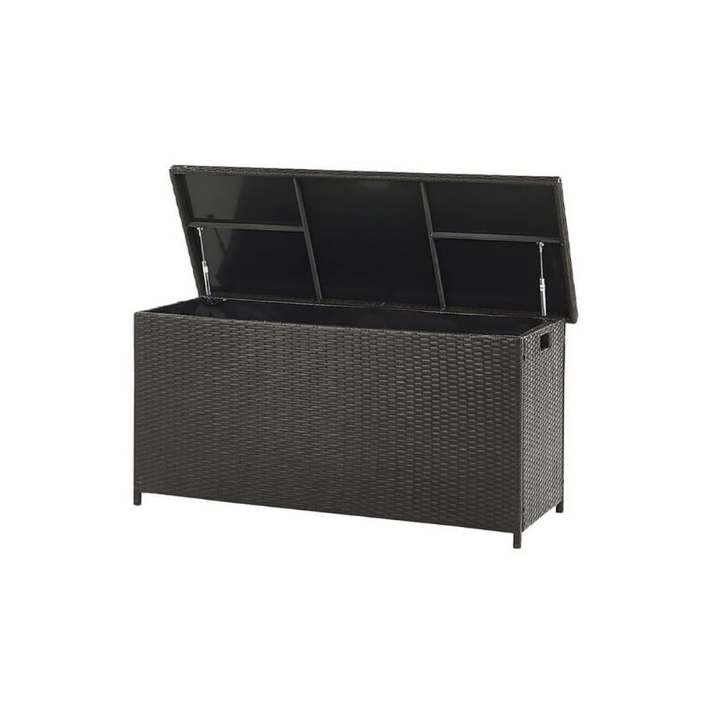 Dynförvaring Beliani Cebrosa 126x46 cm Brun