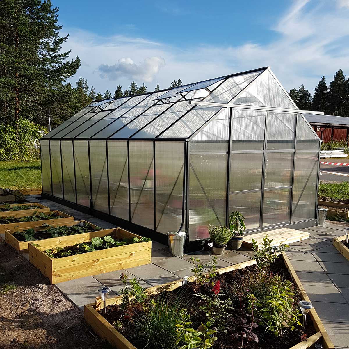 Växthus Metalcraft 18 kvm Rektangulär