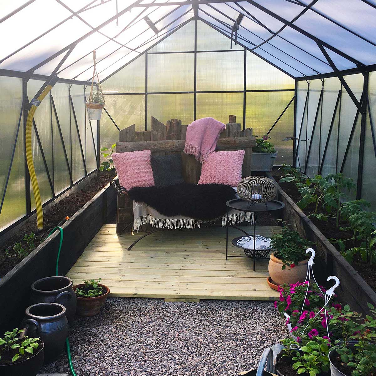 Växthus Metalcraft 18 kvm Rektangulär