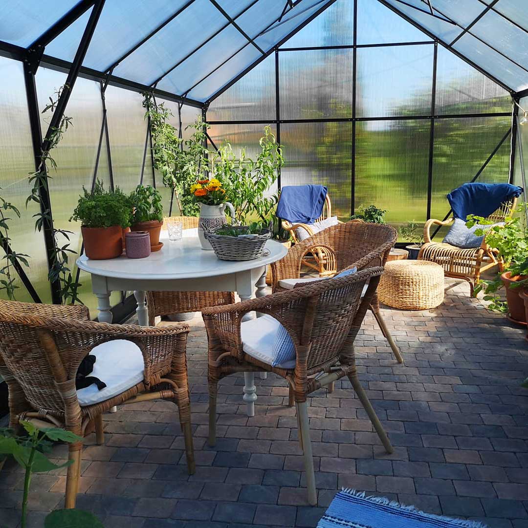 Växthus Metalcraft 18 kvm Rektangulär