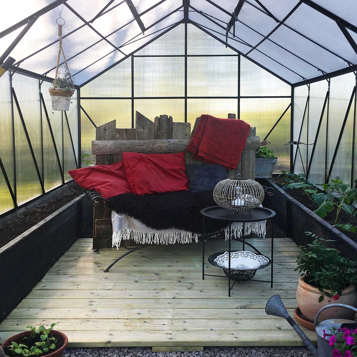 Växthus Metalcraft 18 kvm Rektangulär