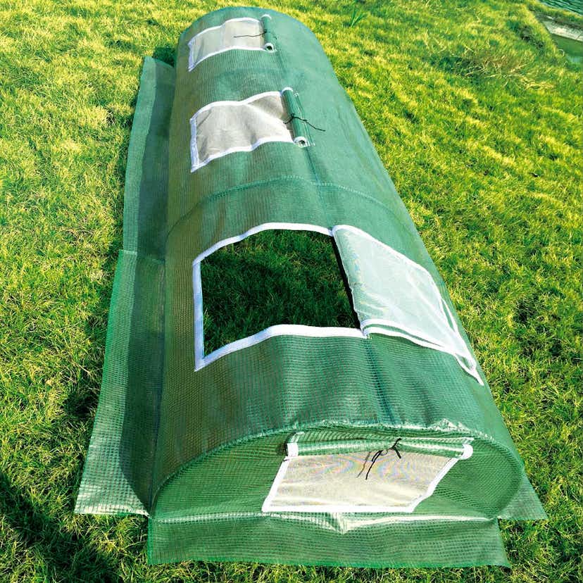 Tunnelväxthus Metalcraft 1,8 kvm Grön Rektangulärt