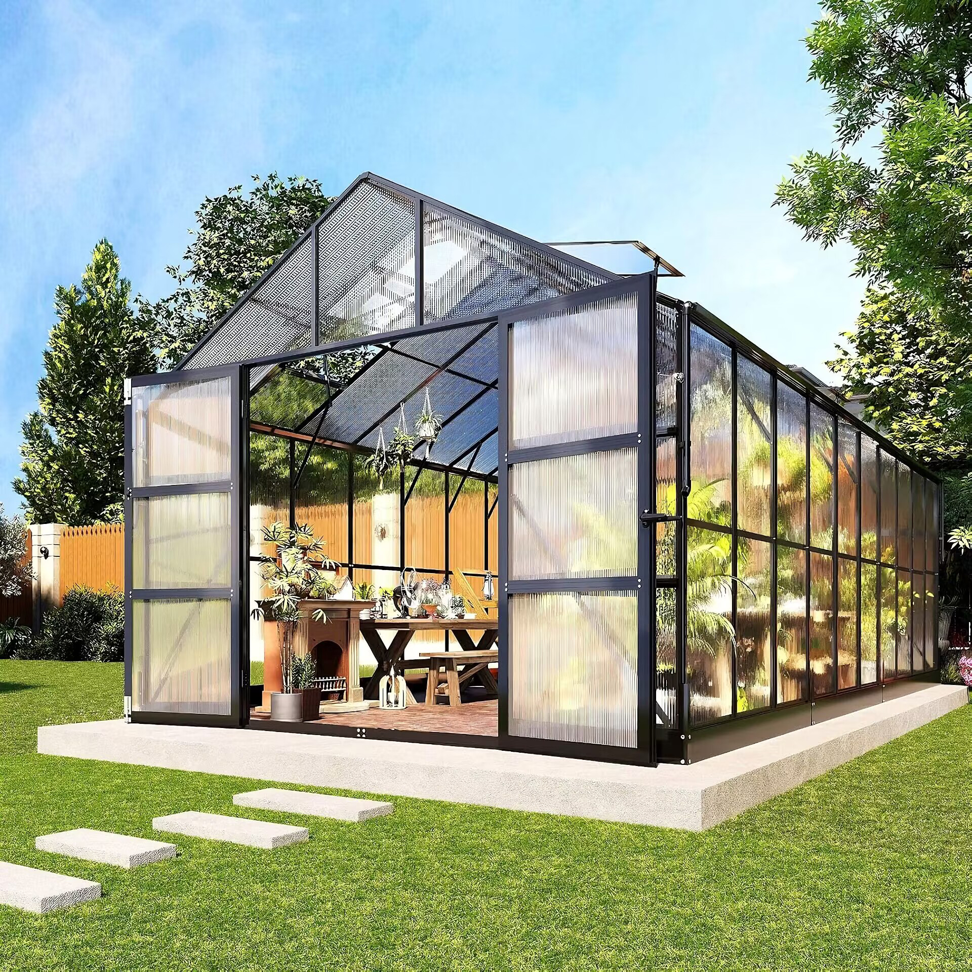 Växthus Lyfco Pro Classic 18m² Premium