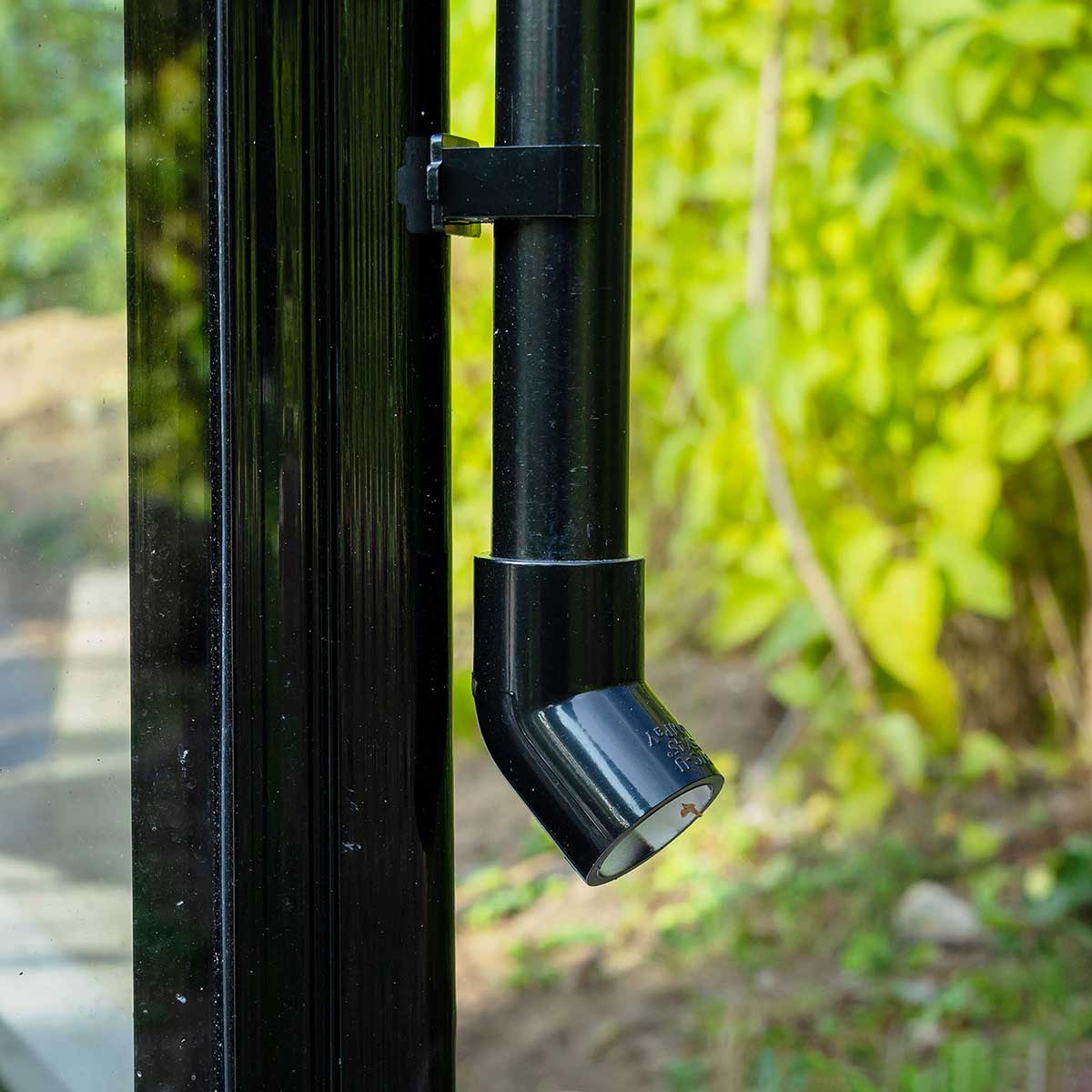 Växthus Metalcraft 12,8 kvm Svart T-format