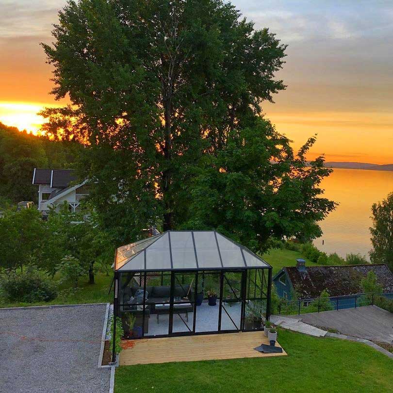 Växthus Metalcraft 13 kvm  Rektangulär