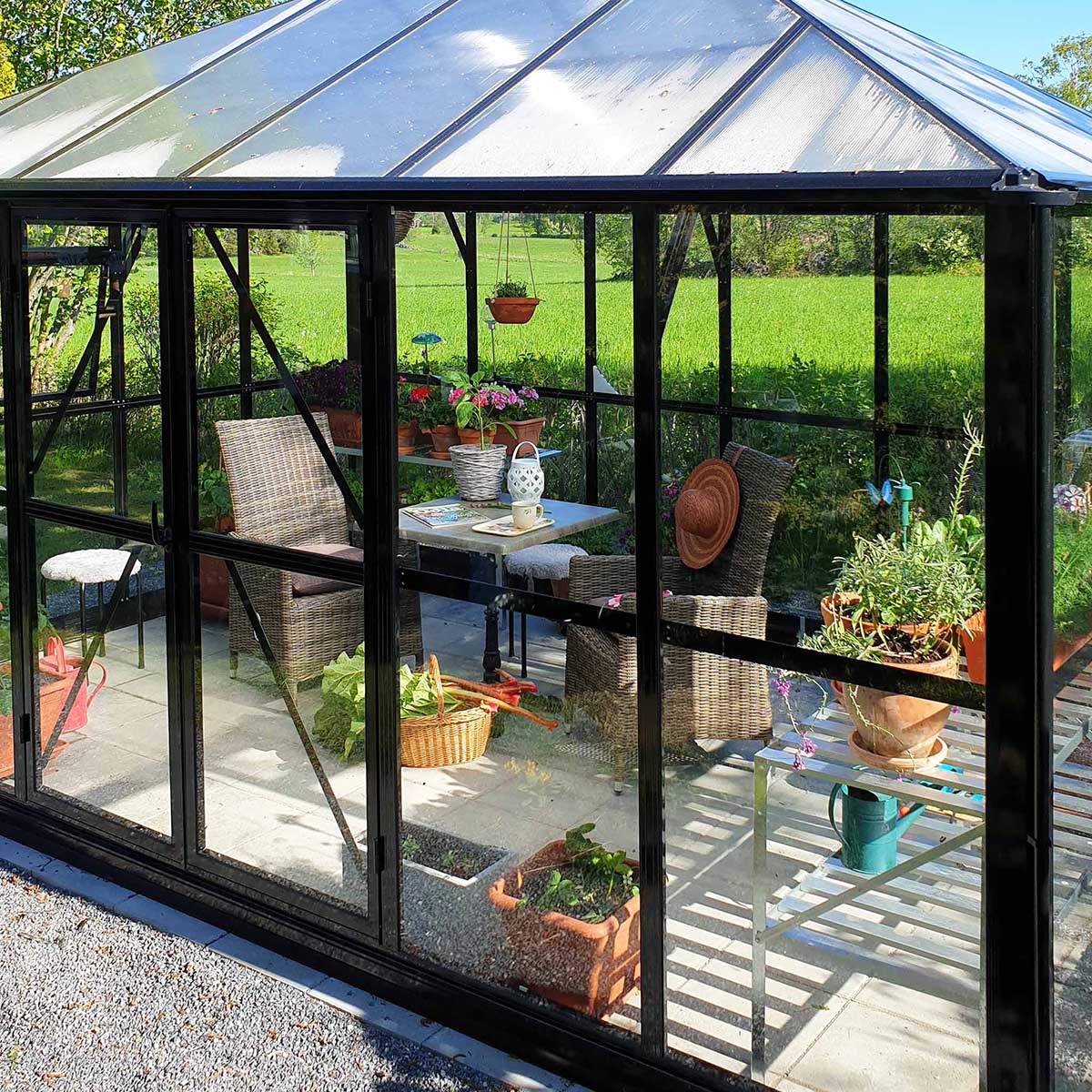 Växthus Metalcraft 13 kvm  Rektangulär