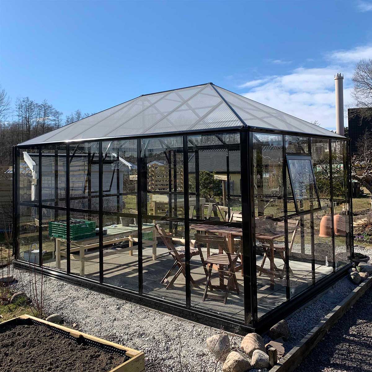 Växthus Metalcraft 13 kvm  Rektangulär