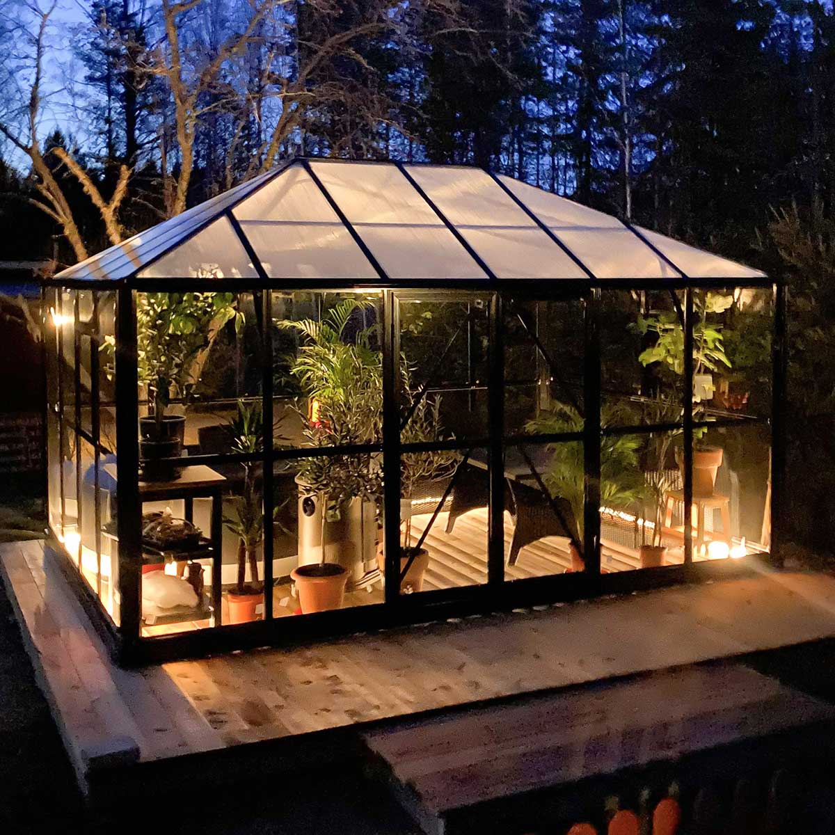 Växthus Metalcraft 13 kvm  Rektangulär