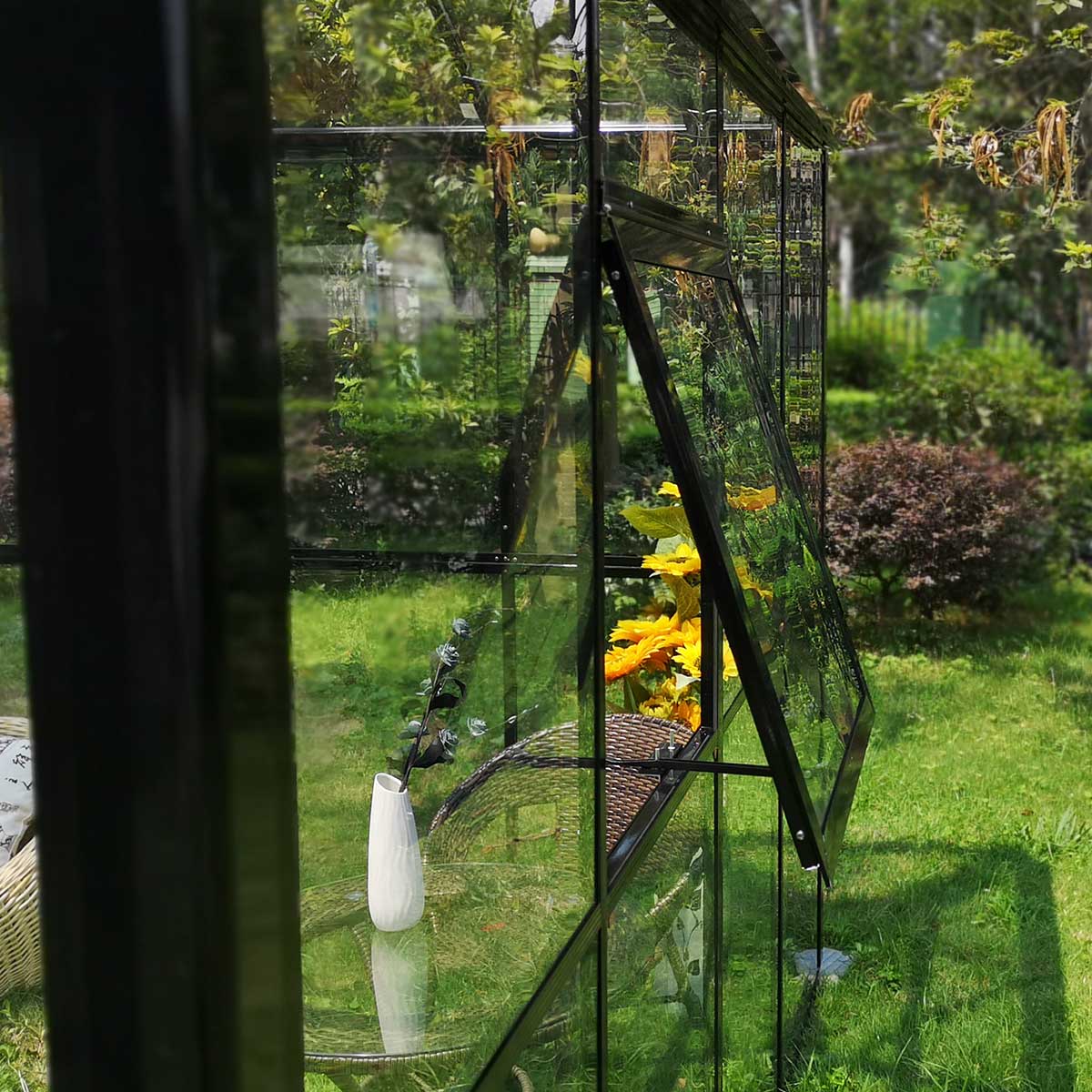 Växthus Metalcraft 13 kvm  Rektangulär