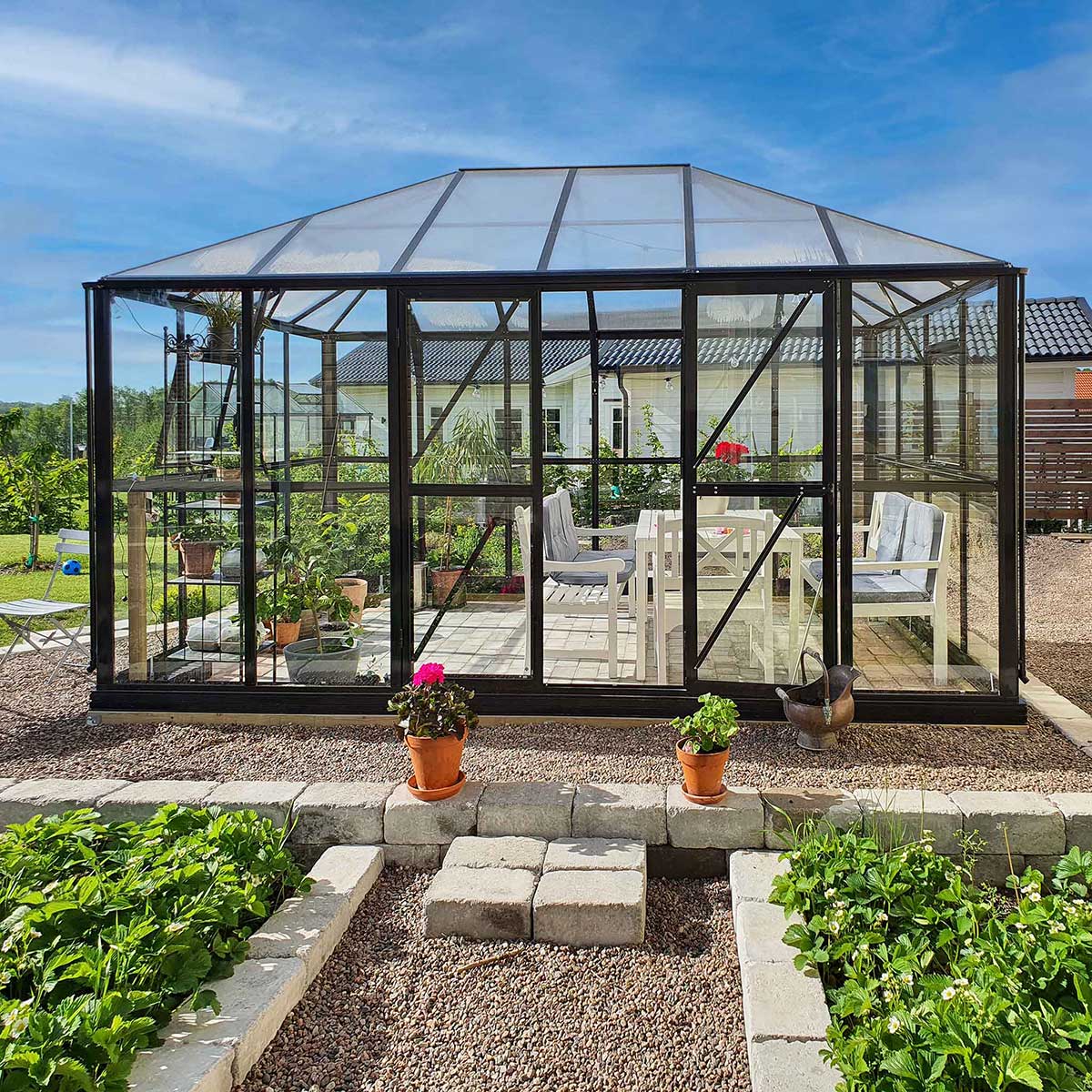 Växthus Metalcraft 13 kvm  Rektangulär