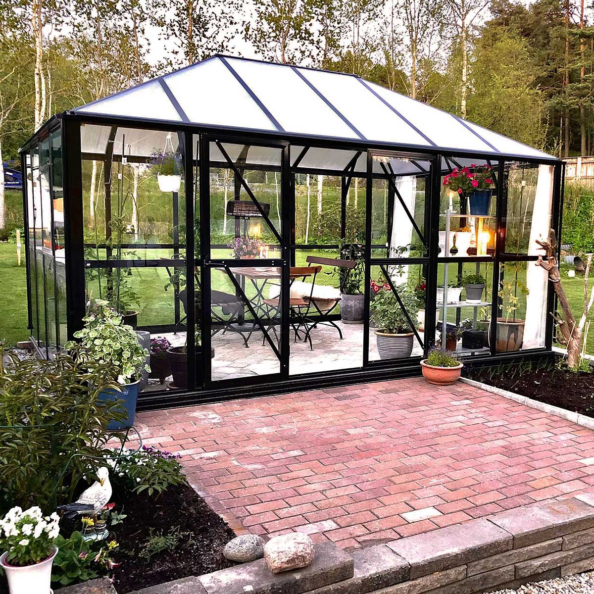 Växthus Metalcraft 13 kvm  Rektangulär