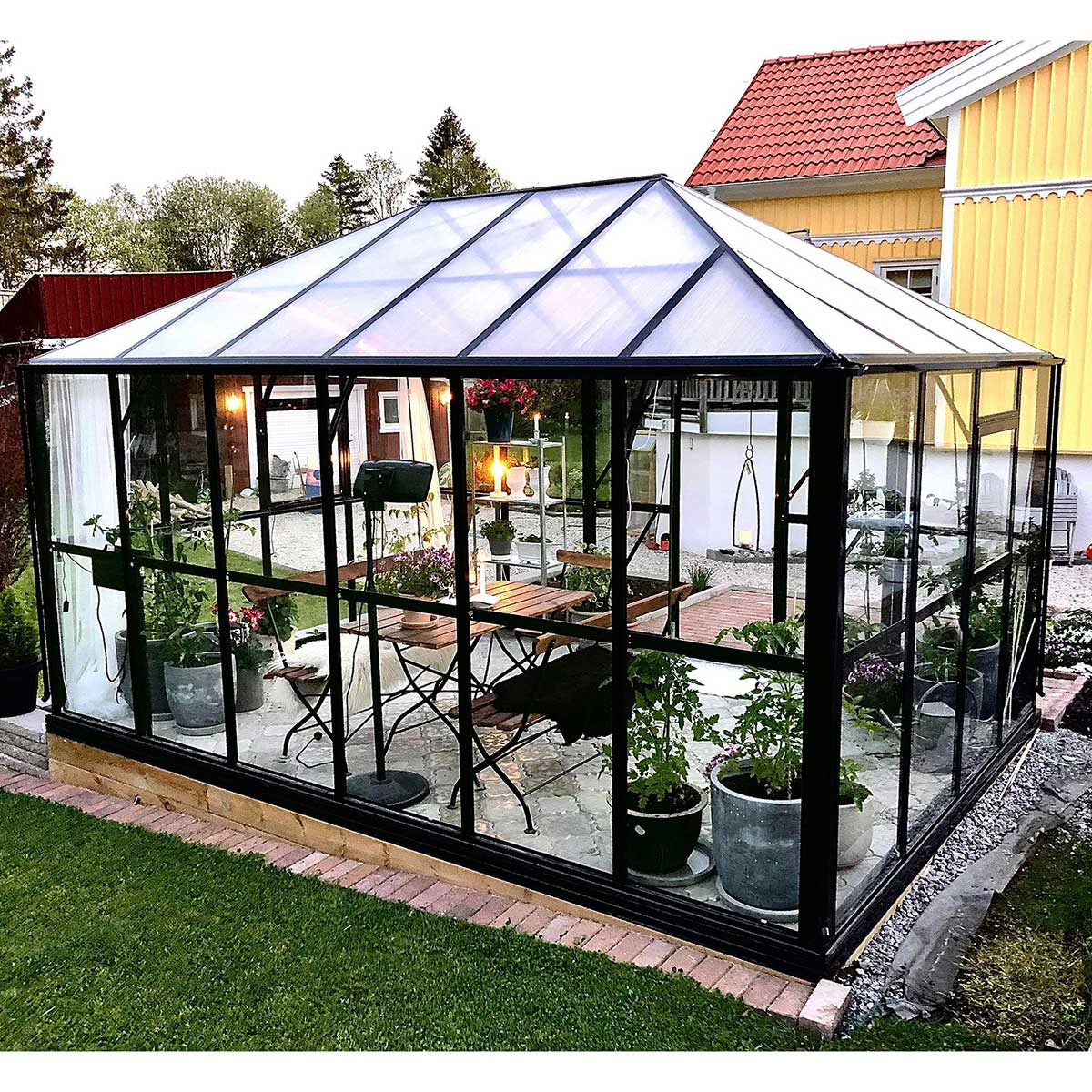 Växthus Metalcraft 13 kvm  Rektangulär