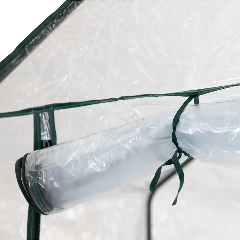 Plastväxthus Metalcraft 8 hyllor Transparent