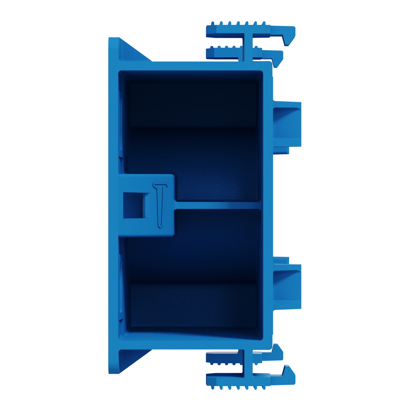 Skivfäste Schneider Electric Multifix för Regelvägg 70/95/120 mm Blå