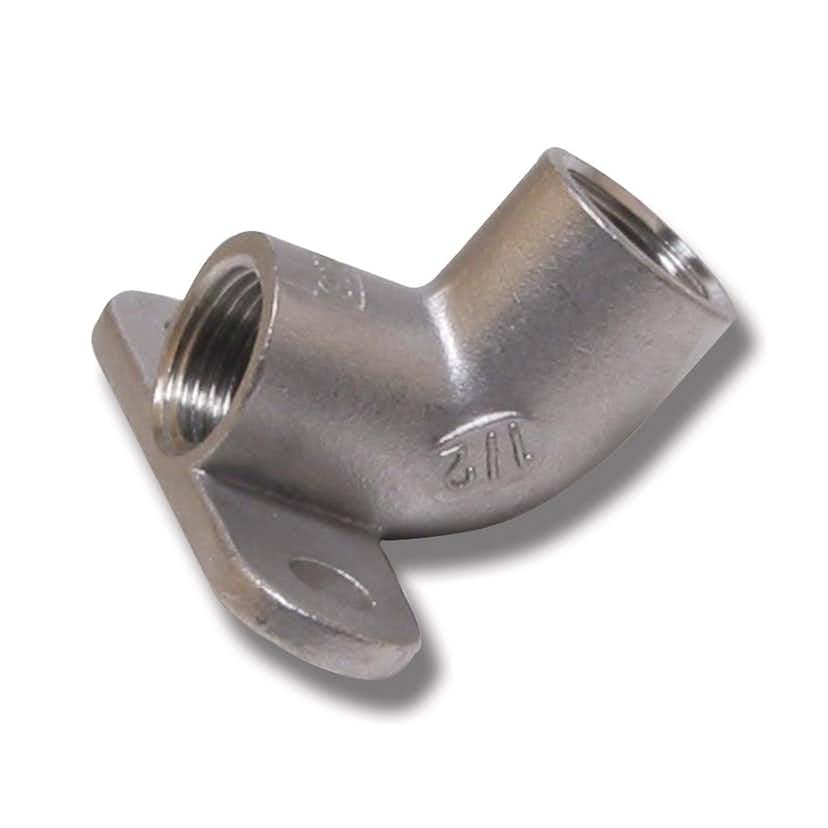 Ventilfäste Willab Rostfritt R15xR15 45°