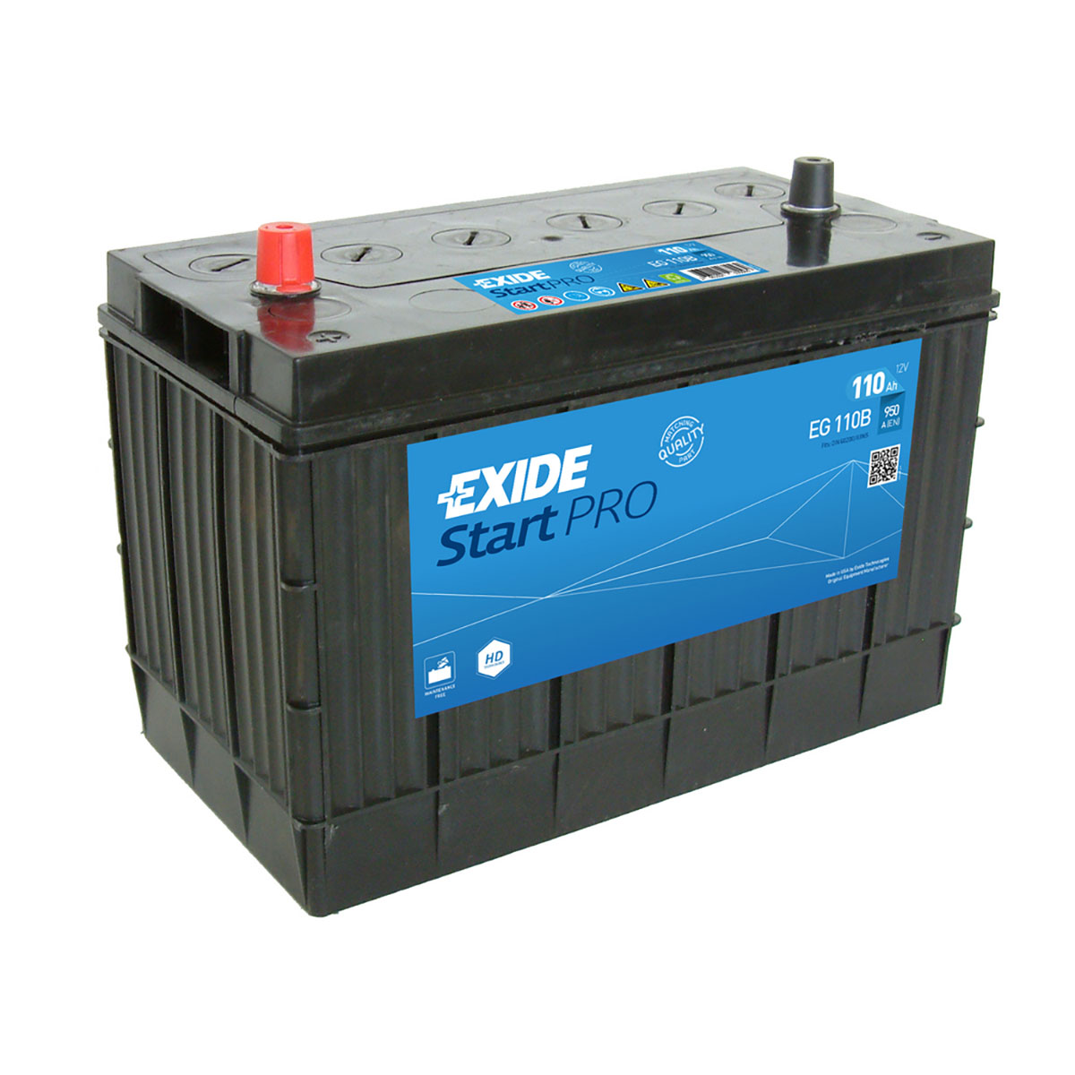 Batteri Exide StartPRO EG110B 110 Ah