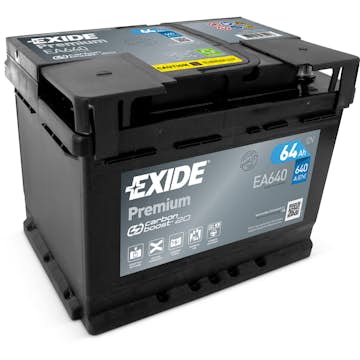 Batteri Exide Premium EA640 64 Ah
