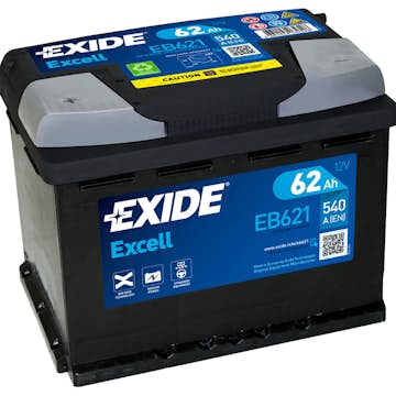 Batteri Exide Excell EB621 62 Ah