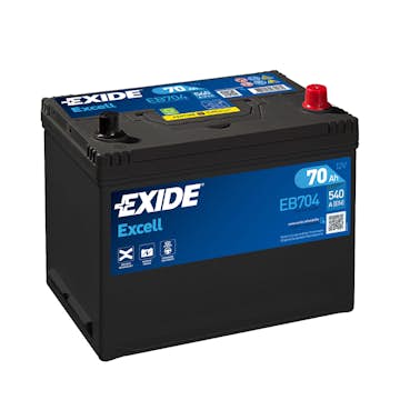 Batteri Exide Excell EB704 70 Ah