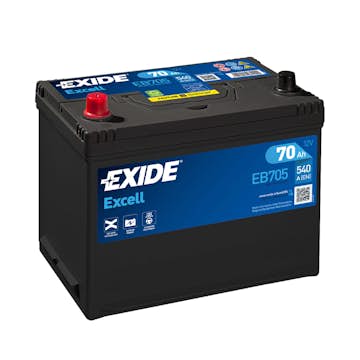 Batteri Exide Excell EB705 70 Ah