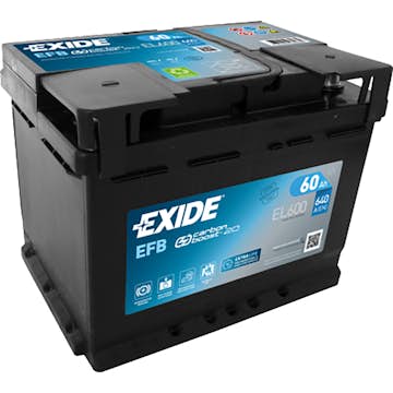 Batteri Exide Start-Stop EFB EL600 60 Ah