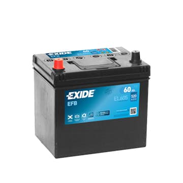 Batteri Exide Start-Stop EFB EL605 60 Ah