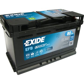 Batteri Exide Start-Stop EFB EL800 80 Ah