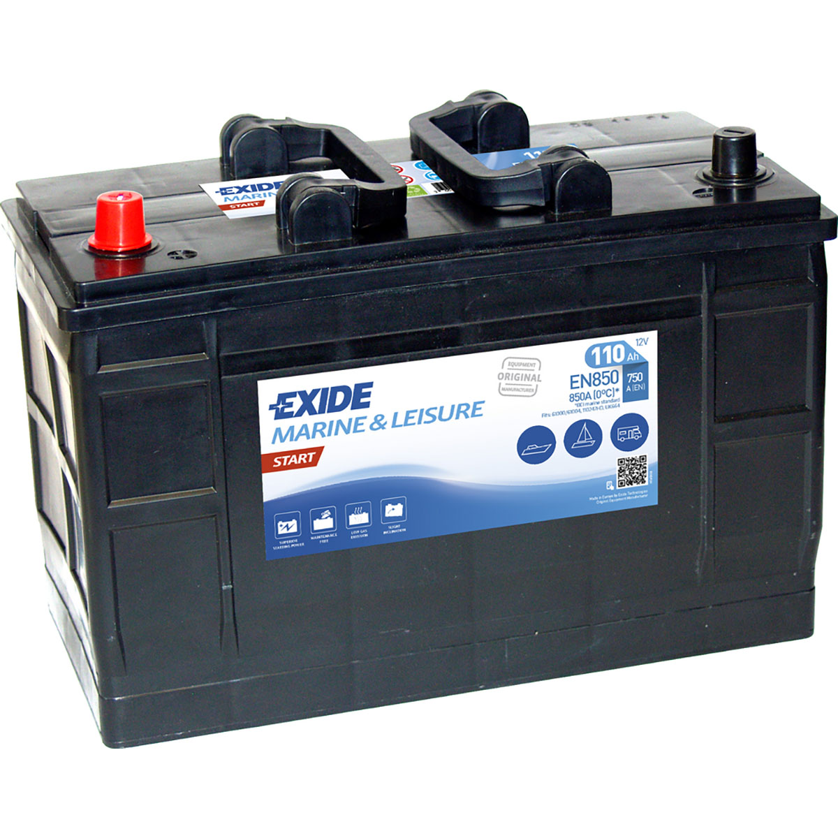 Batteri Exide Start EN850 110 Ah
