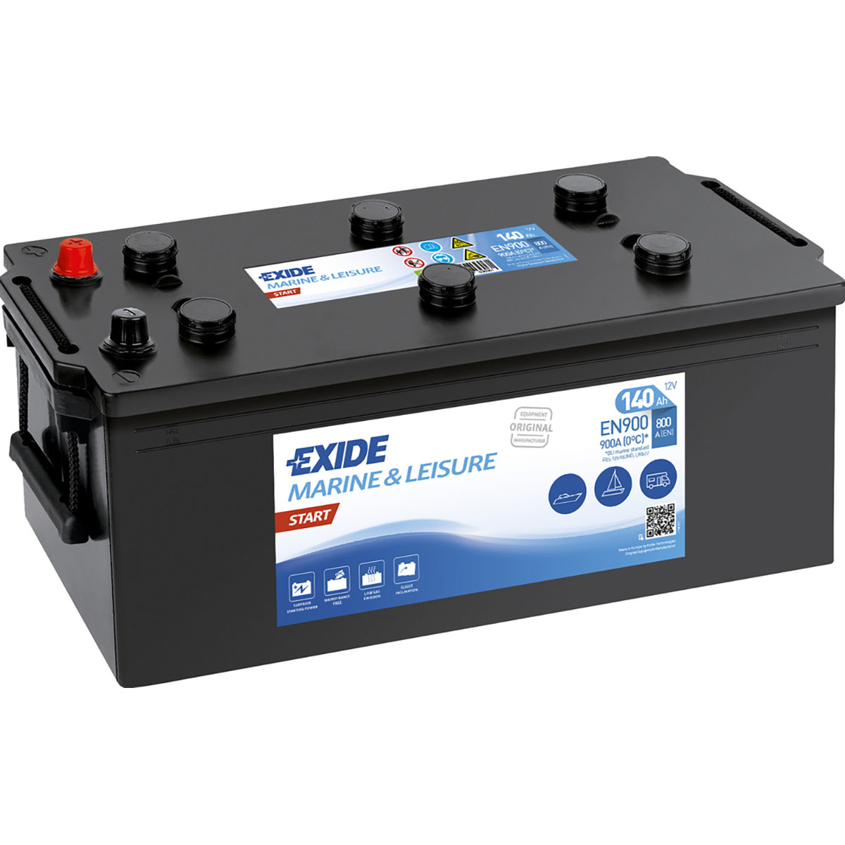 Batteri Exide Start EN900 140 Ah