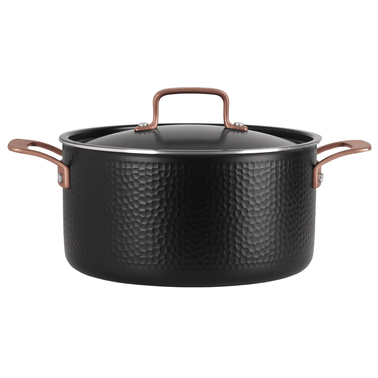 Gryta Pepper med Lock 24 cm Svart