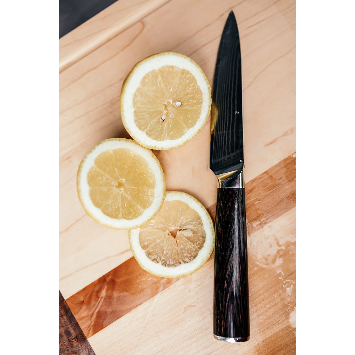 Allkniv Pepper Damascus VG-10 Pakkawood