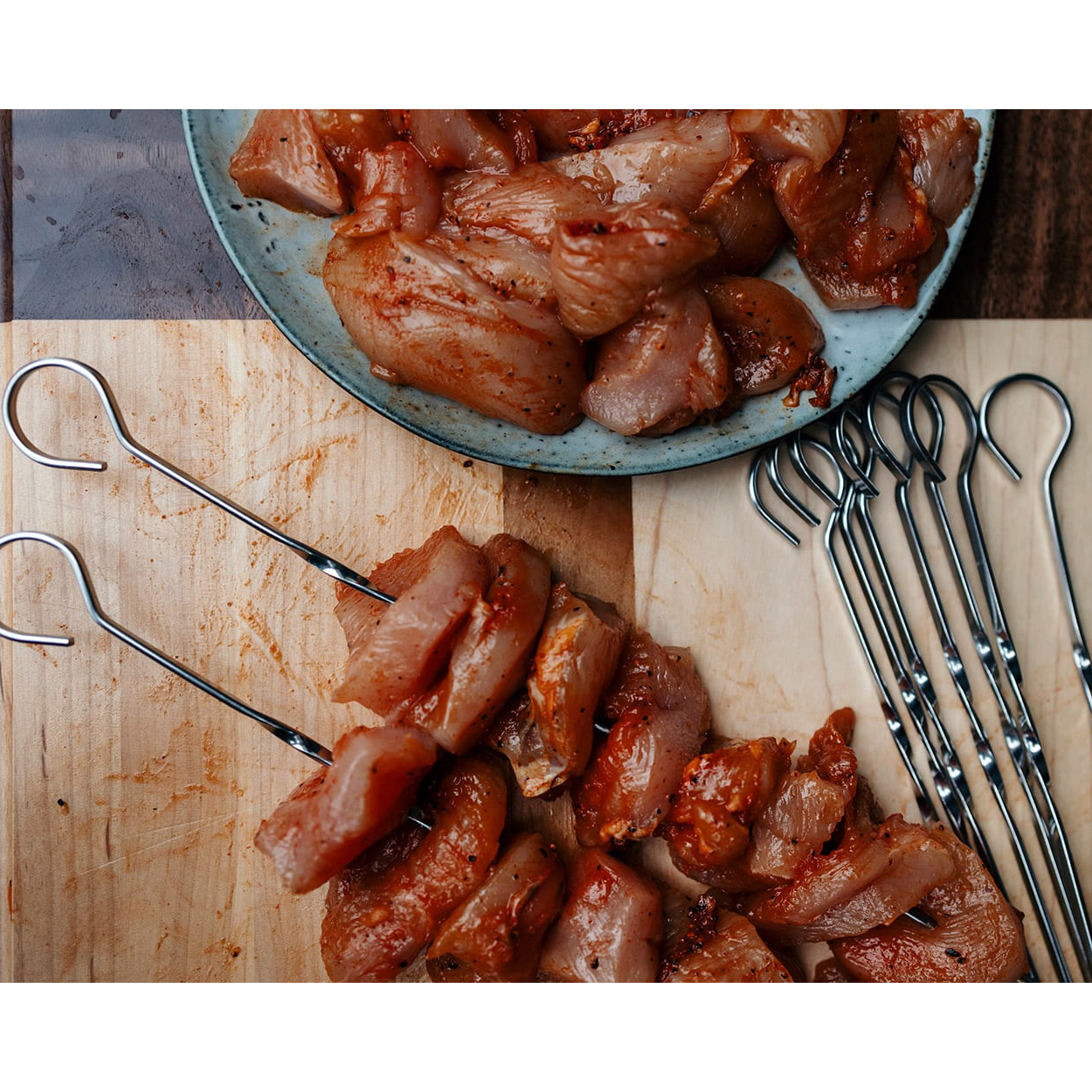 Grillspett Pepper Stainless Steel 10-pack