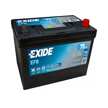 Batteri Exide Start-Stop EFB EL754 75 Ah
