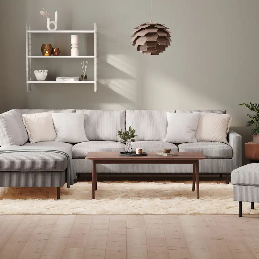 Soffa Scandinavian Choice Peppe med Schäslong 4-sits