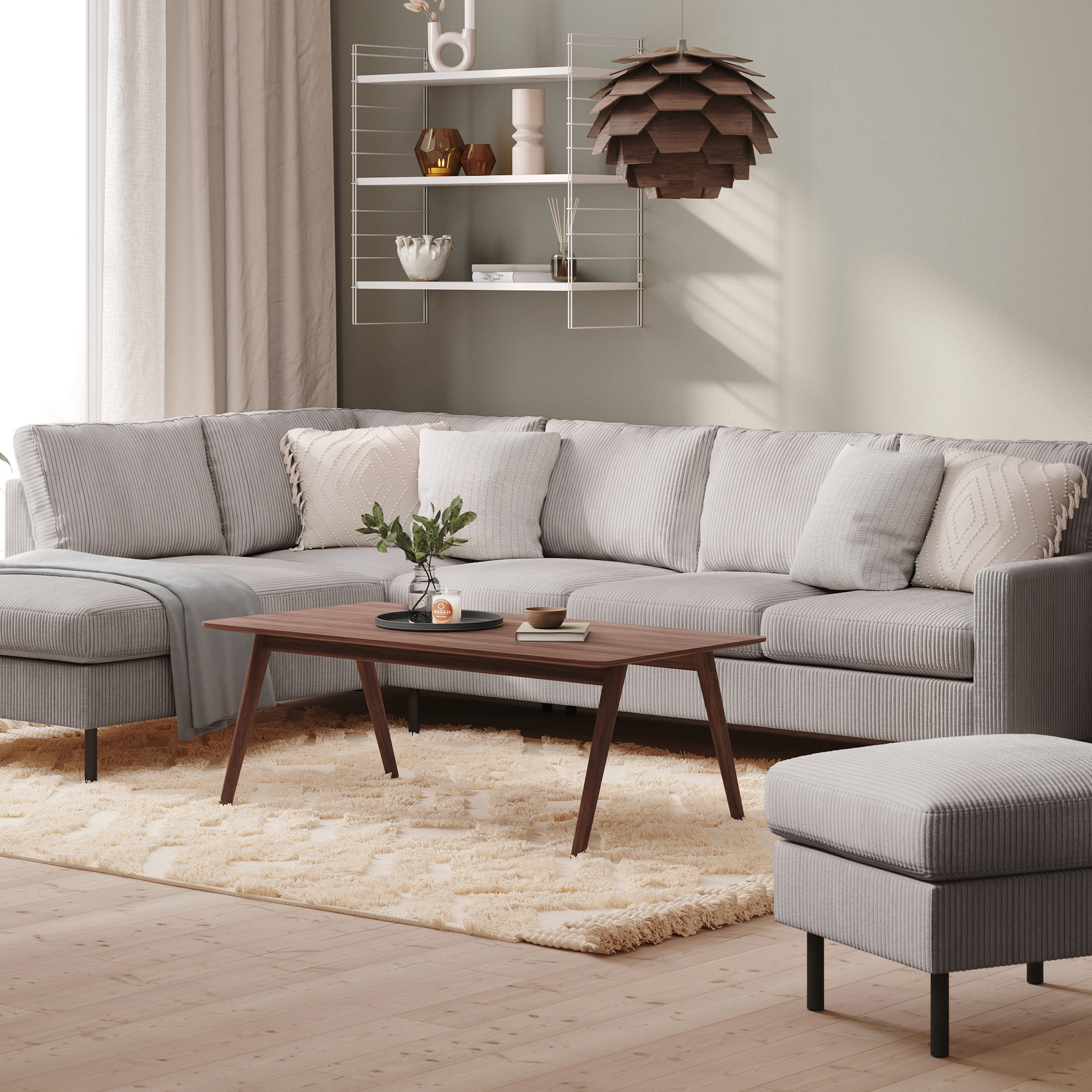 Soffa Scandinavian Choice Peppe med Schäslong 4-sits