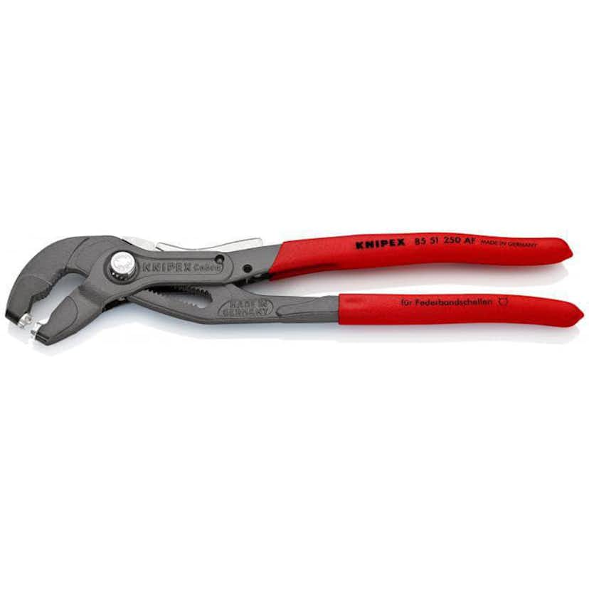Klammertång Knipex Universal med Lås, Fjäder/bandklammer