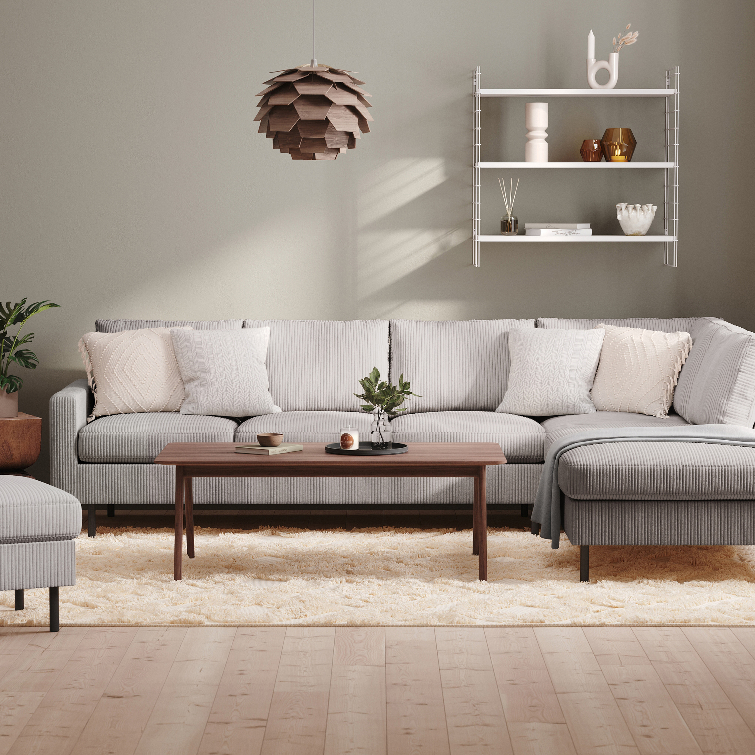 Soffa Scandinavian Choice Peppe med Schäslong 4-sits