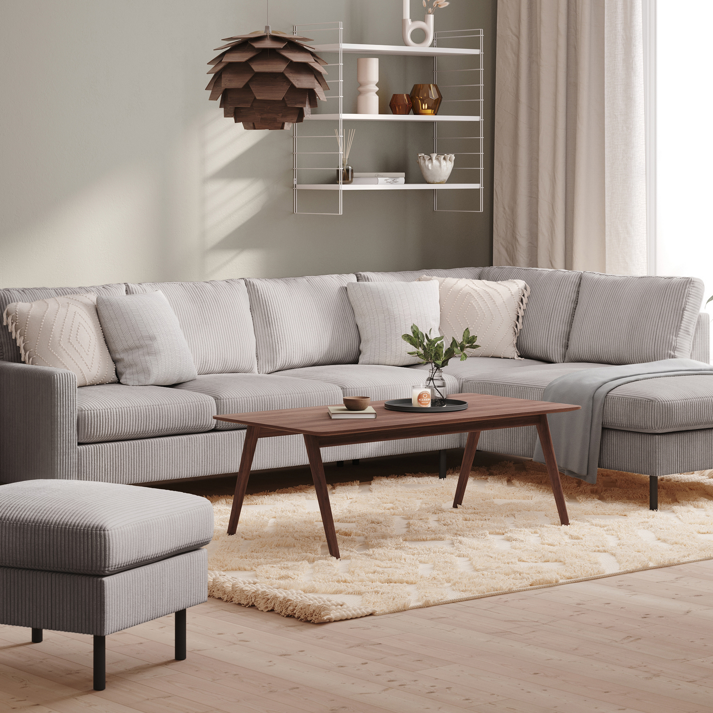 Soffa Scandinavian Choice Peppe med Schäslong 4-sits