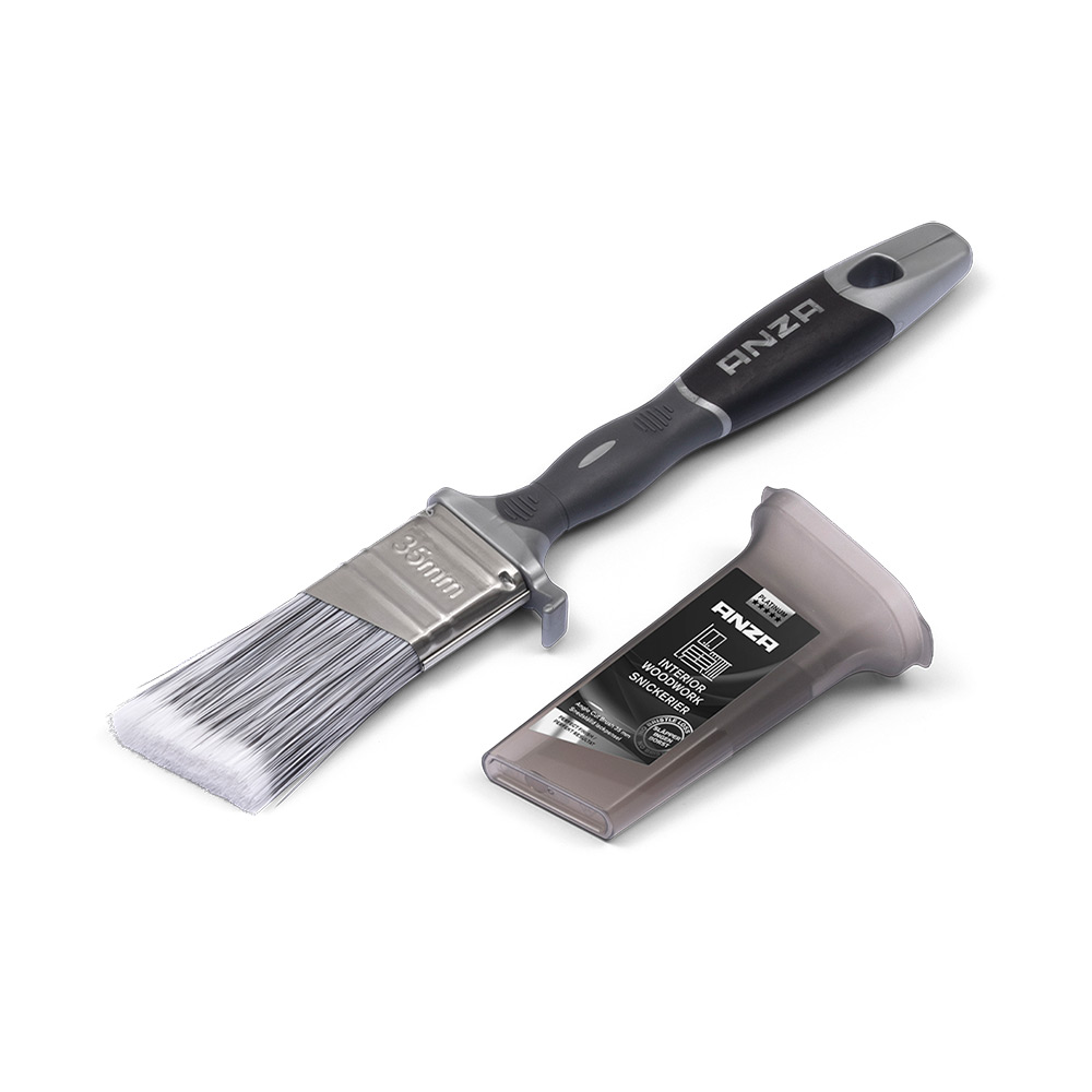 Lackpensel Anza Platinum Snedställd Ask