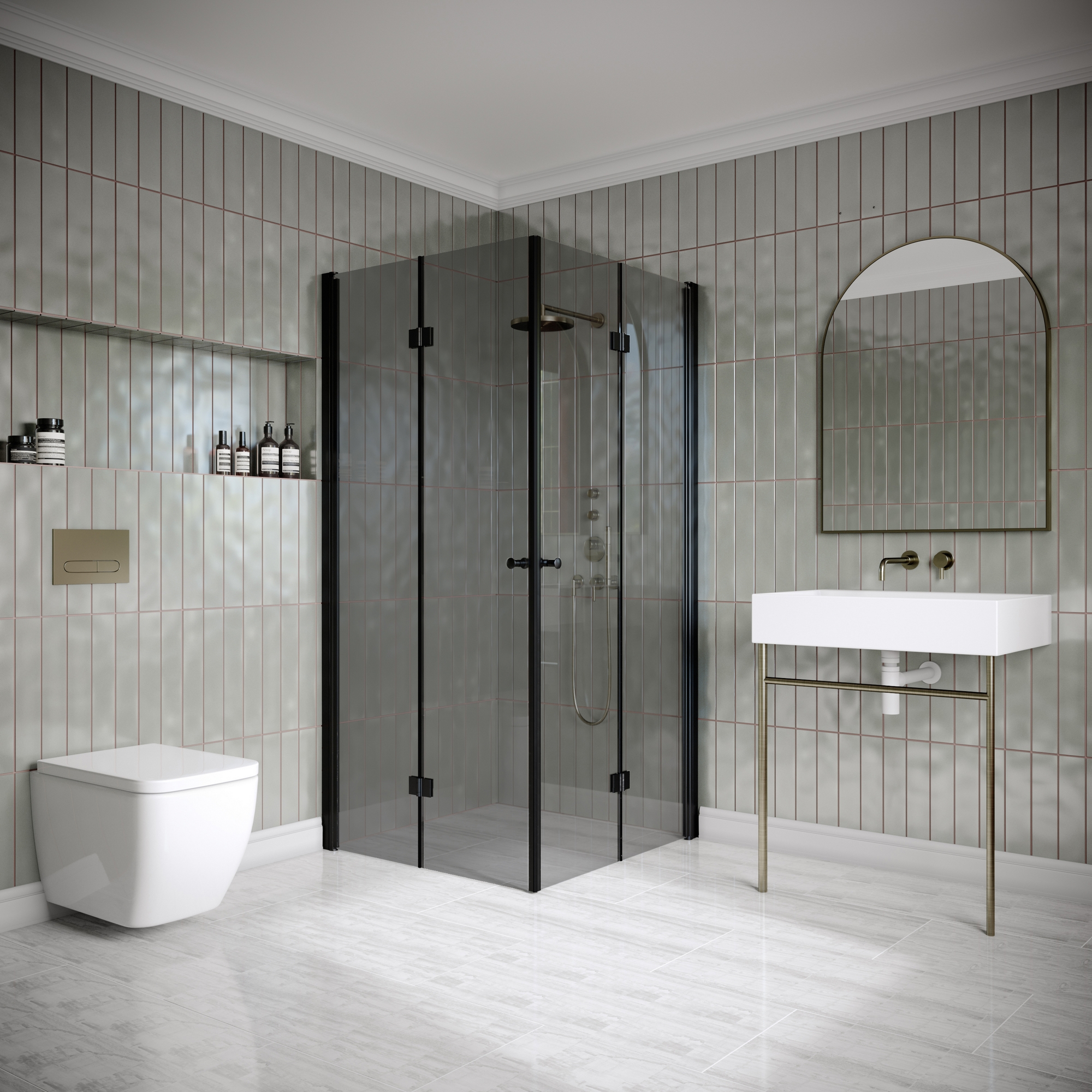 Duschhörn Hietakari Classic 150 Vikbara Dörrar