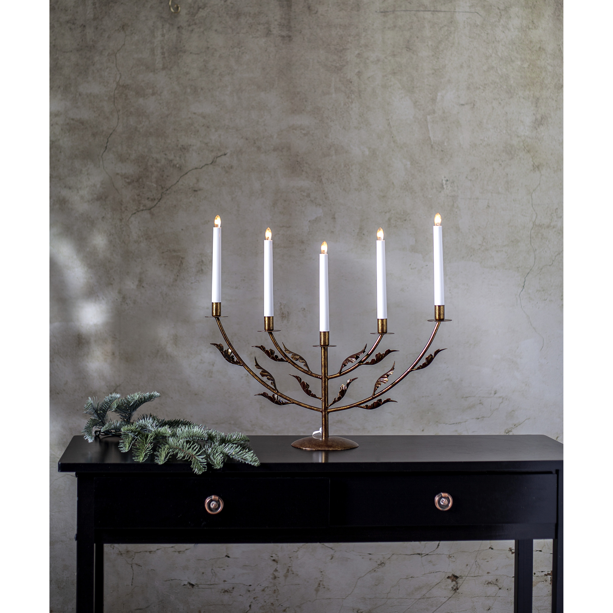 Adventsljusstake Star Trading Grace 5 Ljus