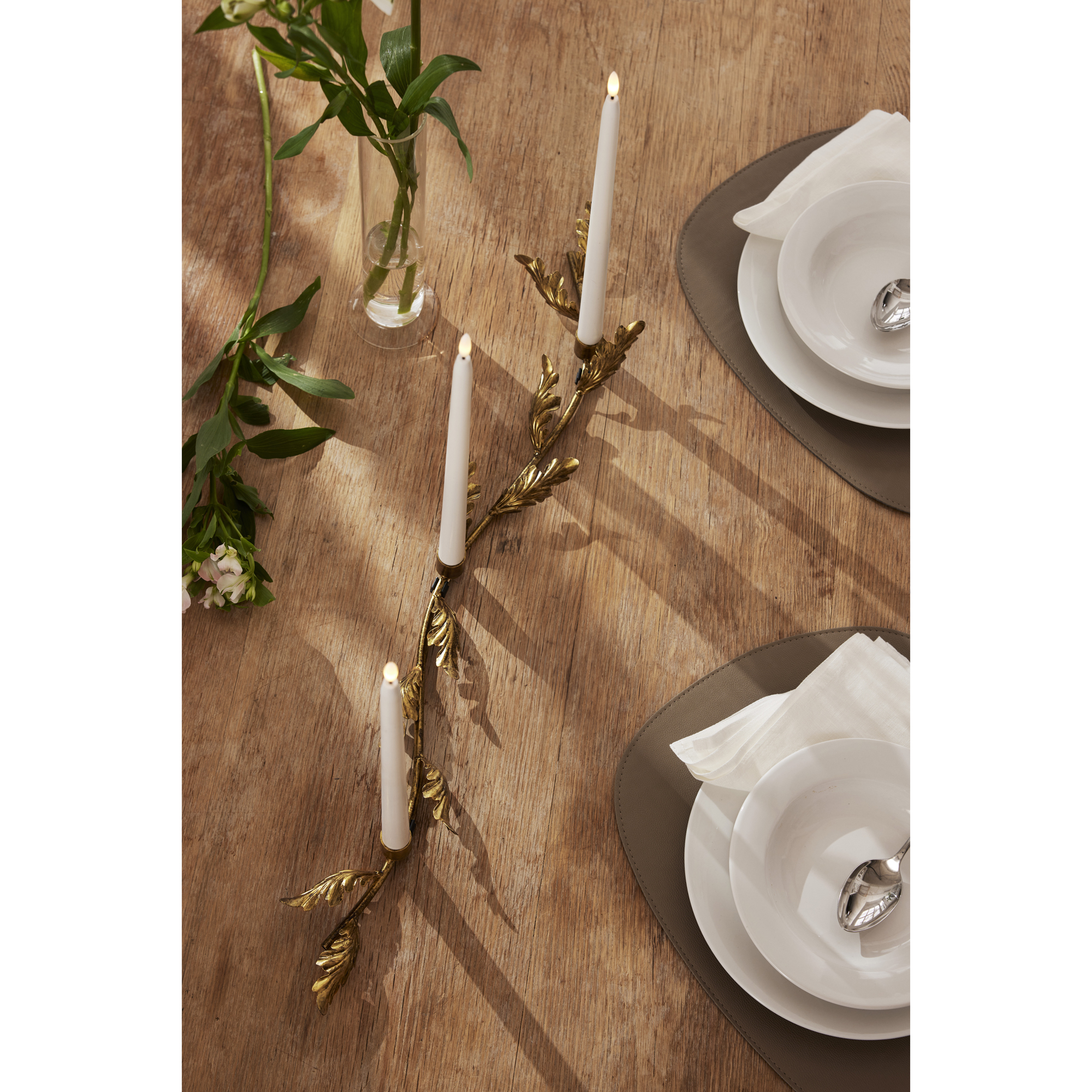 Ljusstake Star Trading Grace för 3 Ljus Adventsljusstake