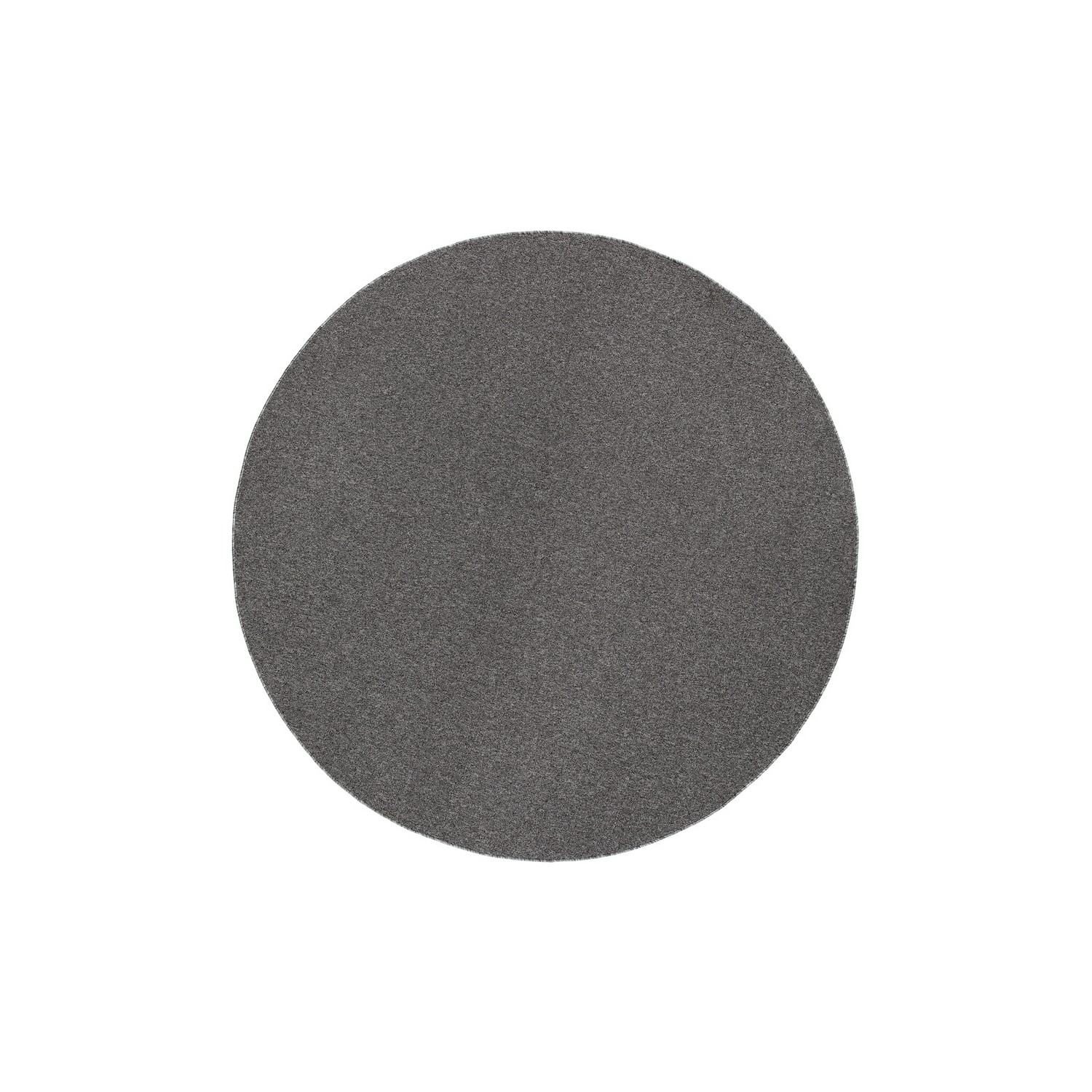 Flatvävd Matta KM Carpets Porto Rund Grå, 200 cm